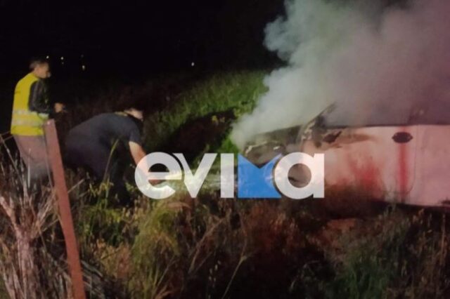 Εύβοια: Αυτοκίνητο πήρε φωτιά μόλις πήρε μπροστά