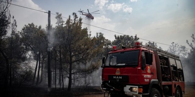 Άγιοι Θεόδωροι: Σβήστηκε η φωτιά στο Μαυροβούνι