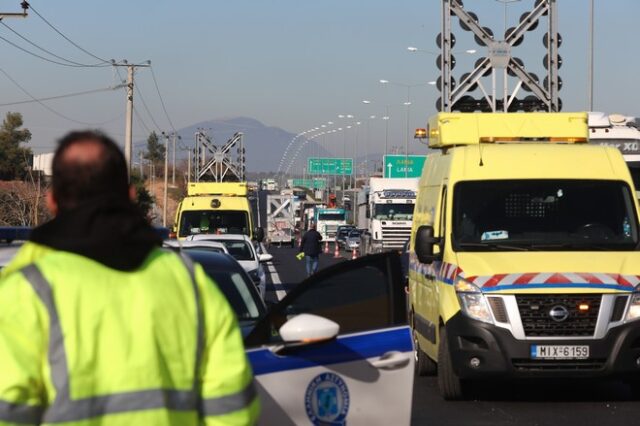 Καραμπόλα 6 οχημάτων στην Εθνική Οδό Αθηνών-Λαμίας – Ένας τραυματίας