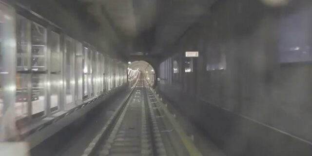 Μετρό Θεσσαλονίκης: Βίντεο από τη δοκιμαστική κίνηση συρμού