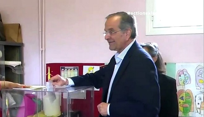 Εκλογές 2023: Ο Αντώνης Σαμαράς άσκησε στην Πύλο το εκλογικό του δικαίωμα