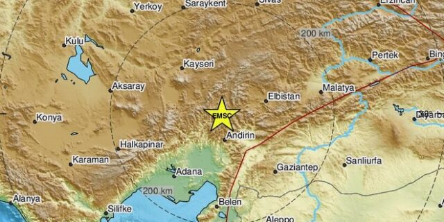 Τουρκία: Σεισμός 4,6 Ρίχτερ στο Καχραμανμαράς