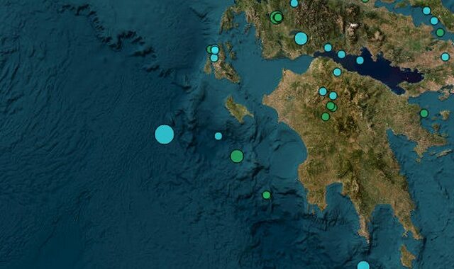 Σεισμός 4,4 Ρίχτερ ανοιχτά της Ζακύνθου
