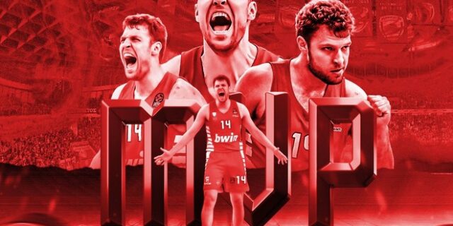EuroLeague, Ολυμπιακός: Ο Σάσα Βεζένκοβ πανάξιος MVP της regural season
