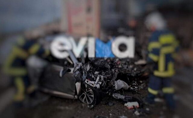 Τροχαίο δυστύχημα στην Χαλκίδα: ΙΧ συγκρούστηκε με νταλίκα