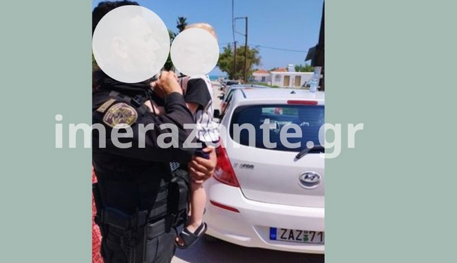 Ζάκυνθος: “Στο αυτοκίνητο είχε 50 βαθμούς” – Τι δήλωσε ο αστυνομικός που διέσωσε το βρέφος