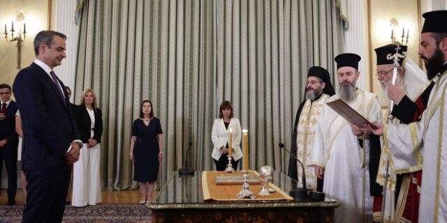 Ορκίστηκε πρωθυπουργός ο Κυριάκος Μητσοτάκης