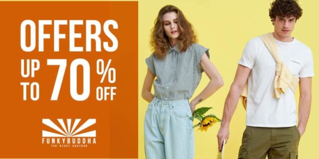 Funky Buddha: Οι μεγαλύτερες προσφορές έως -70%! Μπλούζες, παντελόνια, jackets και πολλά άλλα. Ξεκινήστε σήμερα τις αγορές σας!