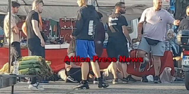 Σοβαρό τροχαίο στην Κερατέα: Αυτοκίνητο παρέσυρε και χτύπησε διανομέα