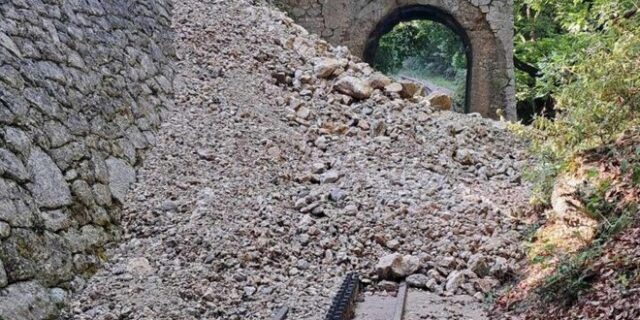 Καλάβρυτα: Κλειστός ο Οδοντωτός και την Τρίτη λόγω κατολίσθησης