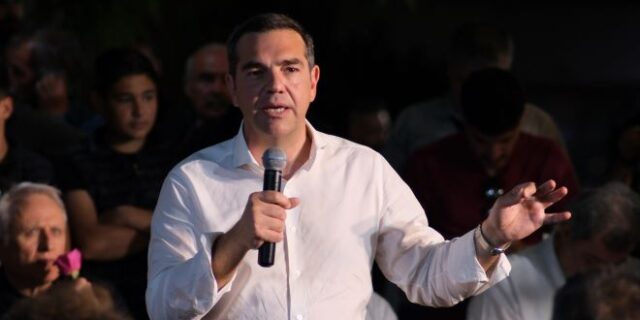 Τσίπρας: “Κάθε ψήφος προοδευτικού πολίτη που δεν θα πάει στον ΣΥΡΙΖΑ ευνοεί το σχέδιο του κ. Μητσοτάκη”