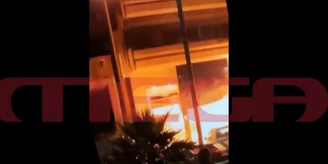Βίντεο ντοκουμέντο: Η στιγμή του εμπρησμού στο κατάστημα επίπλων στον Άλιμο