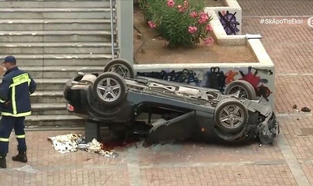 Νέο Ηράκλειο: Νεκρός οδηγός σε σοκαριστικό τροχαίο – Αναποδογύρισε το ΙΧ του και έπεσε στον σταθμό του ΗΣΑΠ