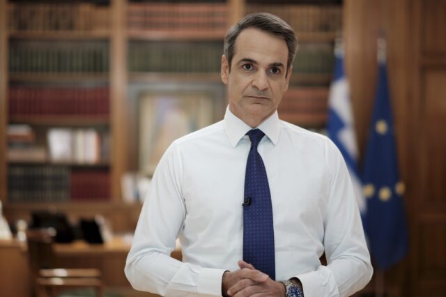 Ο Κυριάκος Μητσοτάκης σε διάγγελμα ως πρωθυπουργός