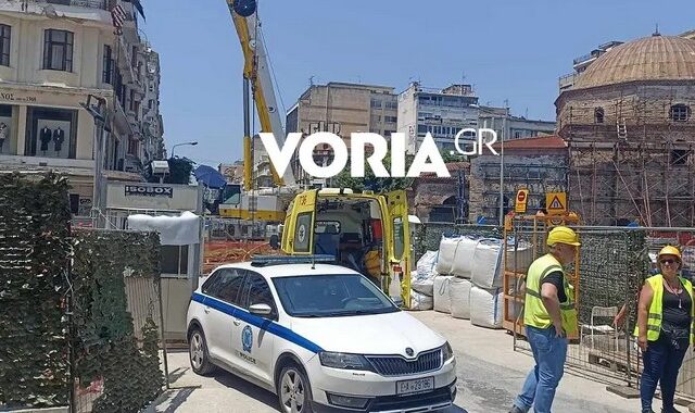 Μετρό Θεσσαλονίκης: Νέο εργατικό ατύχημα στο εργοτάξιο της Βενιζέλου