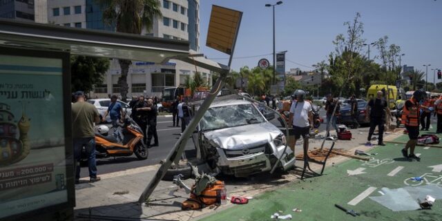 Ισραήλ: Αυτοκίνητο έπεσε πάνω σε πεζούς στο Τελ Αβίβ – Έξι τραυματίες