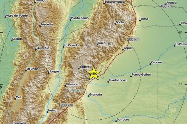 Ισχυρός σεισμός 6 Ρίχτερ στην Κολομβία
