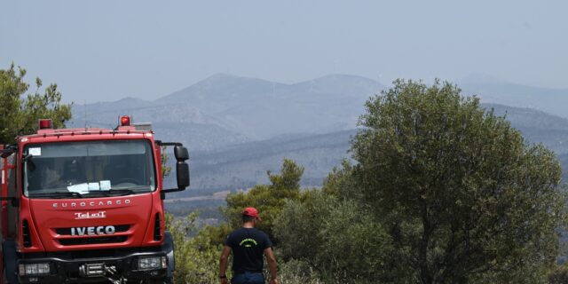 Φωτιά στο δάσος της Κέρης στο Ηράκλειο