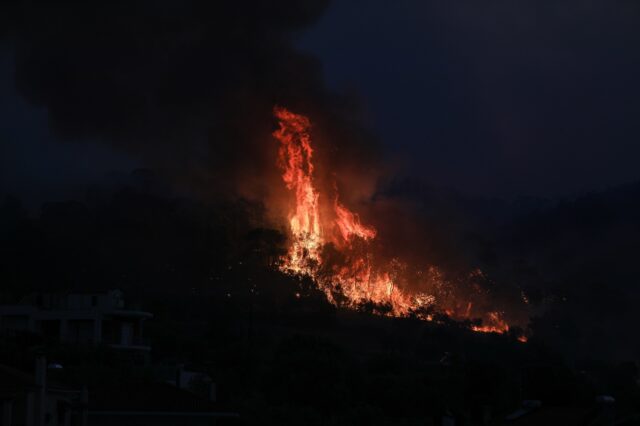 Κεφαλονιά: Φωτιά στην Αγία Ειρήνη