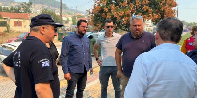 Φωτιά στην Αλεξανδρούπολη: Στον Έβρο ο γραμματέας του ΠΑΣΟΚ – Κινήματος Αλλαγής Ανδρέας Σπυρόπουλος