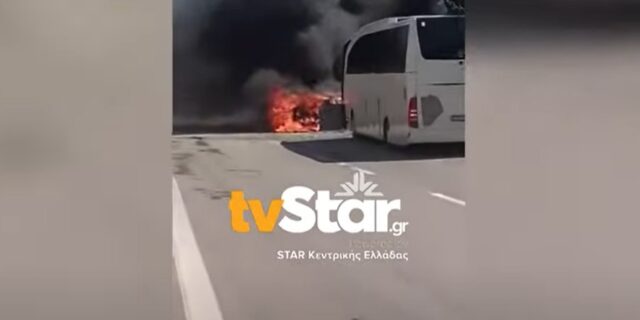 Φωκίδα: Σοκαριστικές εικόνες και βίντεο από το τροχαίο – Απανθρακώθηκε γυναίκα