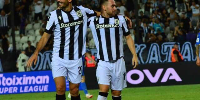ΠΑΟΚ – Αστέρας 3-0: Από τριάρα σε τριάρα με σούπερ Ζίβκοβιτς