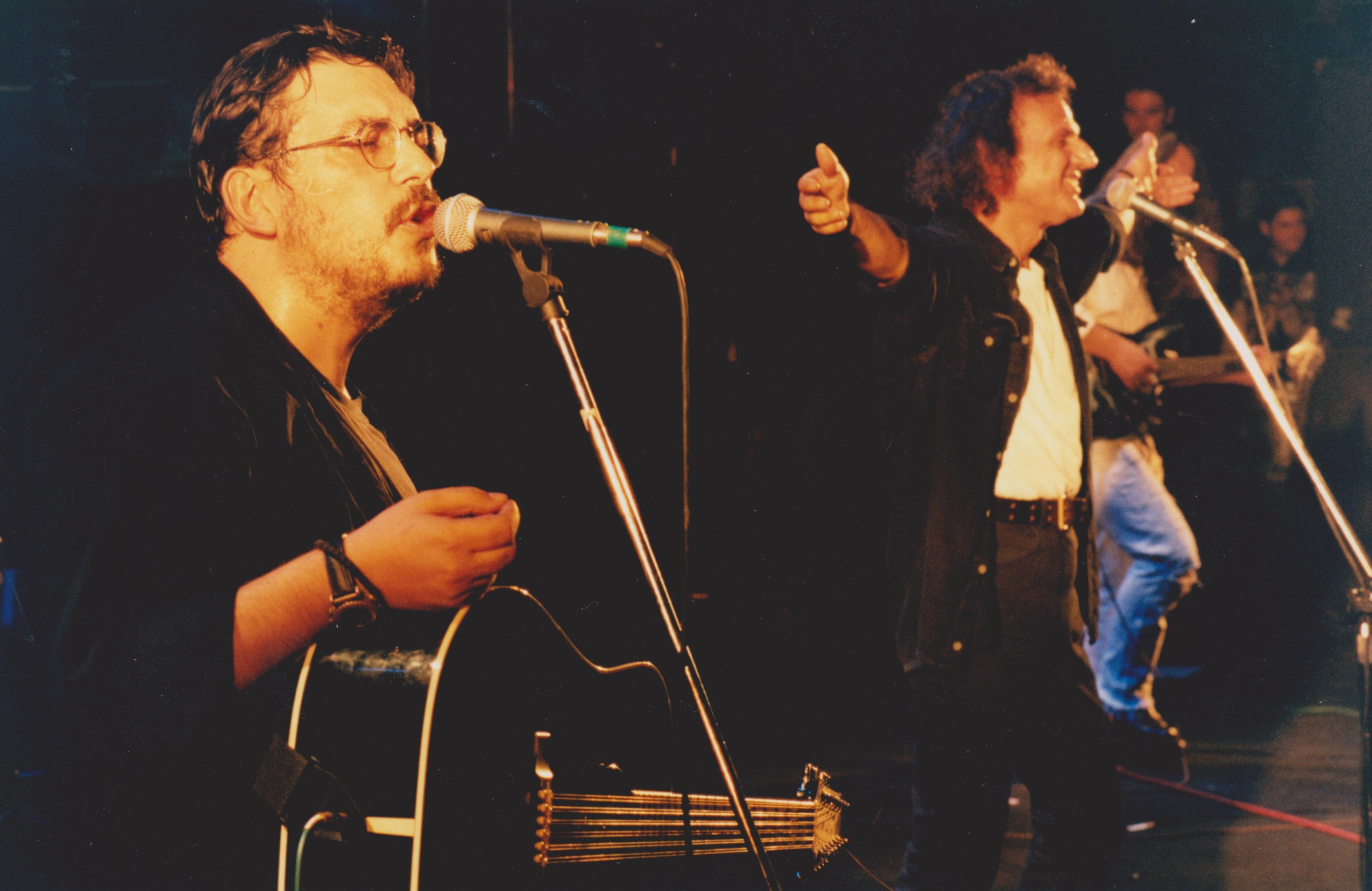 Ο Βασίλης Παπακωνσταντίνου και ο Λαυρέντης Μαχαιρίτσας