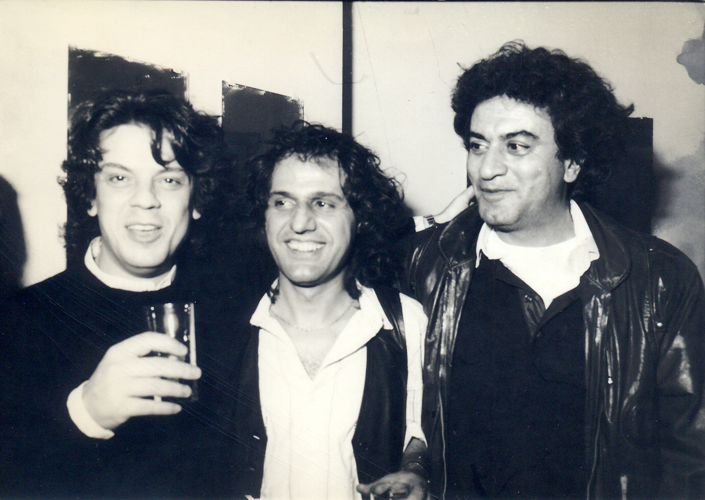 Ο Βασίλης Παπακωνσταντίνου με τον Βλάση Μπονάτσο και τον Αχιλλέα Θεοφίλου