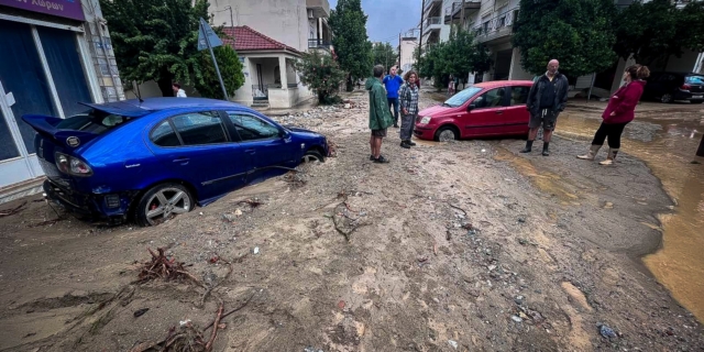 Το κύμα κακοκαιρίας ELIAS έπληξε τον Βόλο
