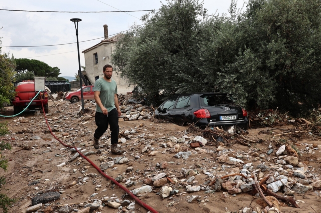 Ζημιές στην Αγριά Βόλου από την κακοκαιρία Elias