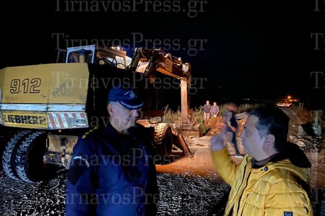 Λάρισα: Έσπασαν το ανάχωμα στο Φράγμα της Γυρτώνης για να αποσυμφορηθεί ο Πηνειός