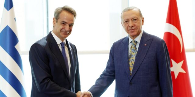 Συνάντηση Μητσοτάκη -Ερντογάν στη Νέα Υόρκη