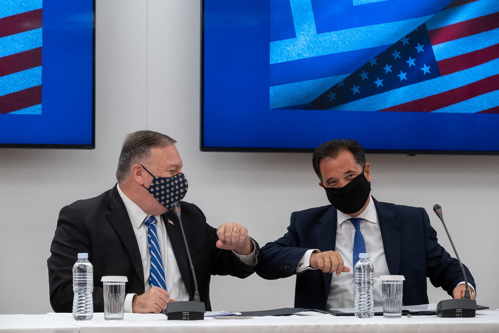 Άδωνις Γεωργιάδης και Μάικ Πομπέο