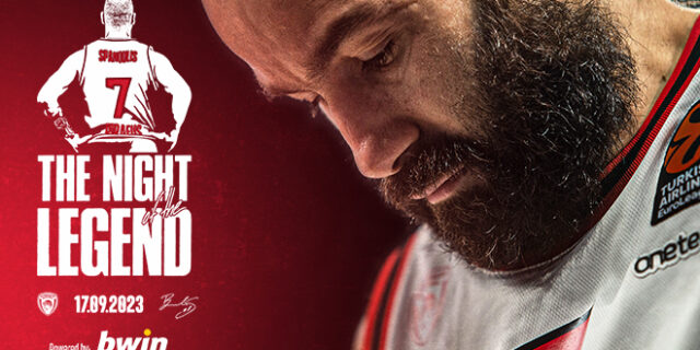 bwin, Μέγας Χορηγός στη βραδιά ενός θρύλου, του Βασίλη Σπανούλη