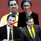 Ο Άδωνις Γεωργιάδης, η Ειρήνη Αγαπηδάκη, ο Δημήτρης Καιρίδης και ο Χάρης Θεοχάρης