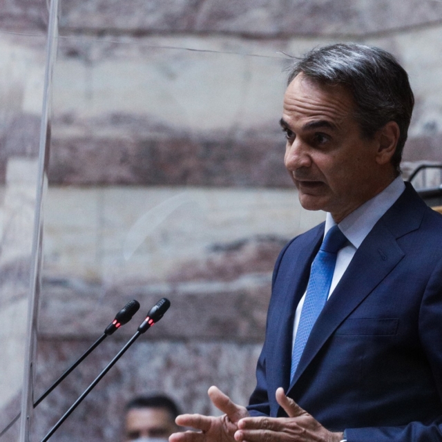 Ο Κυριάκος Μητσοτάκης σε Συνεδρίαση της ΚΟ της ΝΔ