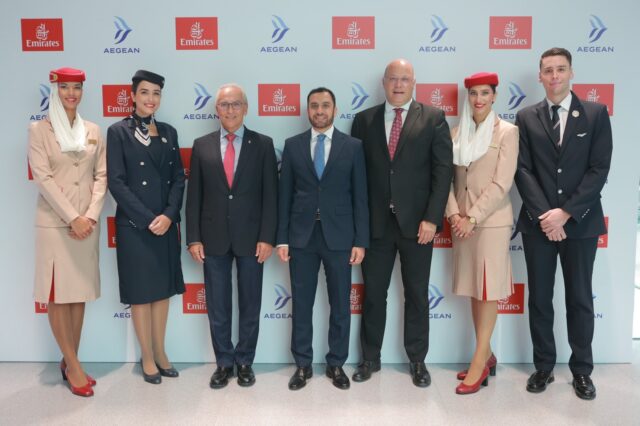 AEGEAN και Emirates επεκτείνουν τη συνεργασία τους για το δρομολόγιο Αθήνα ‑ Νέα Υόρκη