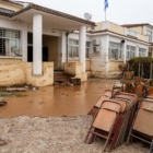 Καταστροφές στο γυμνάσιο και λύκειο στη Φαλάνη Λάρισας. Παρασκευή 22 Σεπτεμβρίου 2023 (ΛΕΩΝΙΔΑΣ ΤΖΕΚΑΣ / EUROKINISSI)