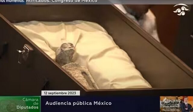 Μεξικό: Ερευνητής UFO παρουσίασε στο Κογκρέσο δύο “μη ανθρώπινα” πτώματα