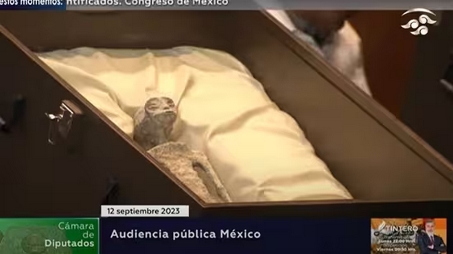 Μεξικό: Ερευνητής UFO παρουσίασε στο Κογκρέσο δύο “μη ανθρώπινα” πτώματα