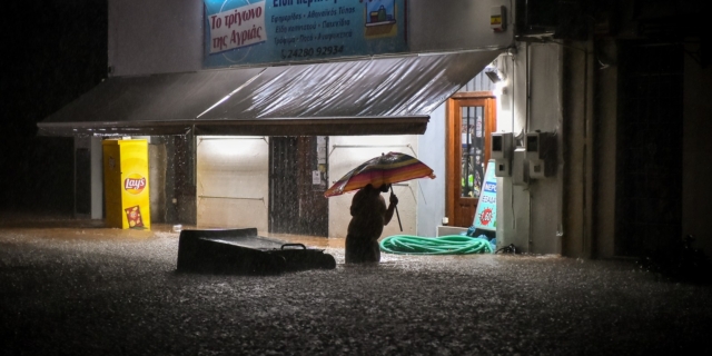 Κακοκαιρία στον Βόλο