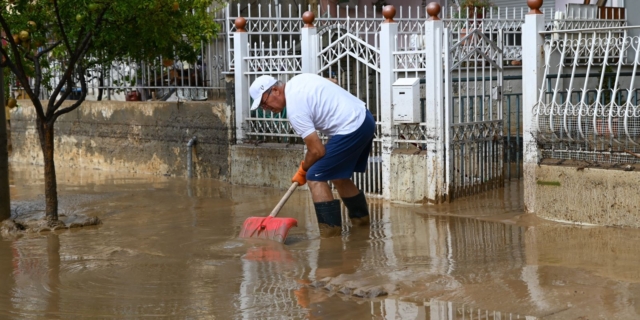 Κακοκαιρία στον Βόλο
