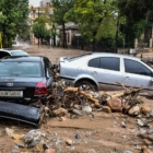 Εικόνες καταστροφής στον Βόλο