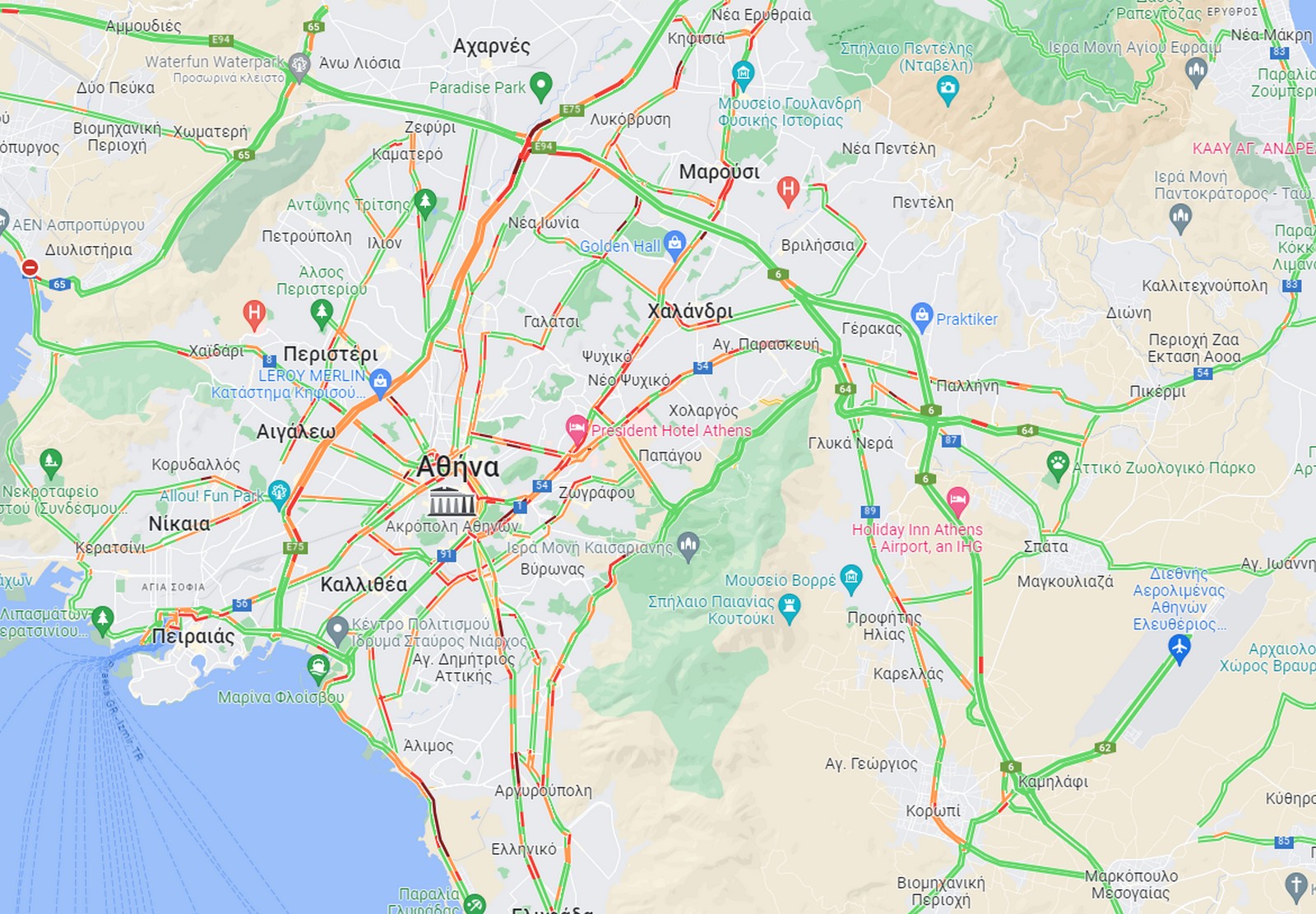 Χάρτης κίνησης