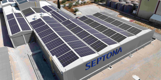 Η Septona ολοκληρώνει επένδυση ύψους 2 εκατομμυρίων για την εγκατάσταση φωτοβολταϊκών