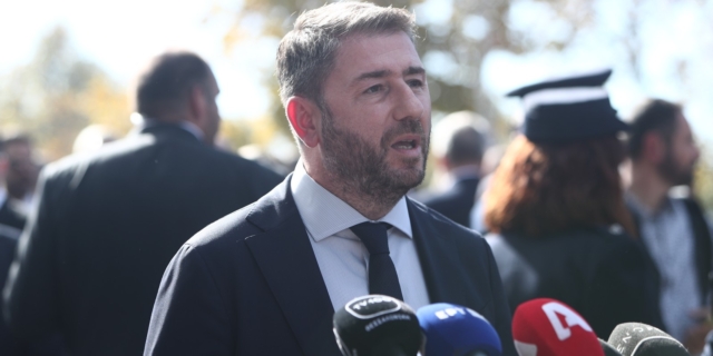 Ο Νίκος Ανδρουλάκης στη Θεσσαλονίκη για τη στρατιωτική παρέλαση της 28ης Οκτωβρίου