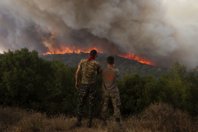 Από τις φωτιές στον Έβρο