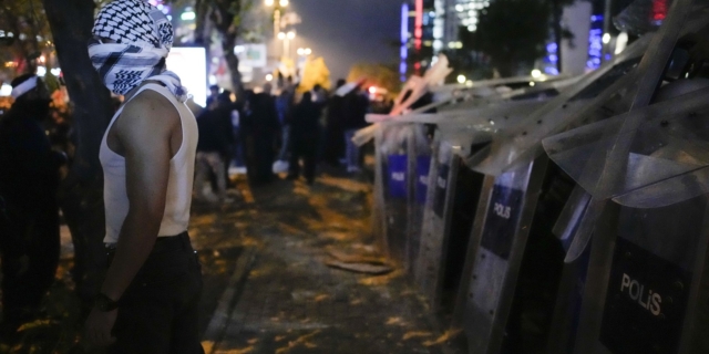 Επεισόδια στην Κωνσταντινούπολή σε διαδήλωση κατά του Ισραήλ