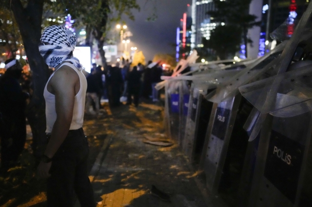 Επεισόδια στην Κωνσταντινούπολή σε διαδήλωση κατά του Ισραήλ