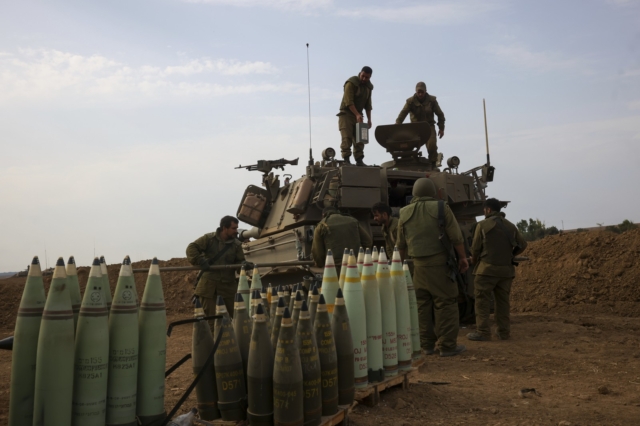 Ισραηλινοί στρατιώτες κοντά στα σύνορα με τη Γάζα